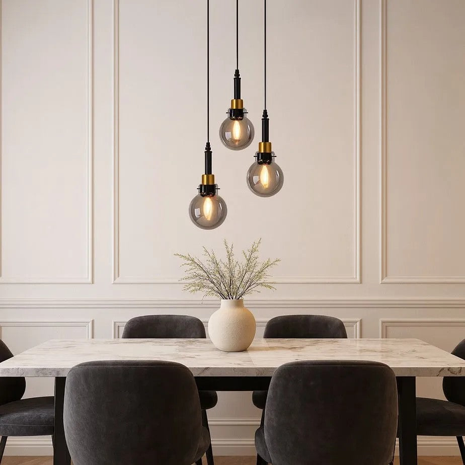 Lampa Wisząca APP1125-3CP Black Gold 8