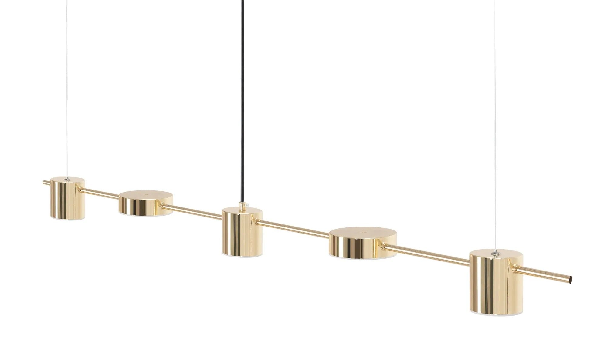 Lampa Sufitowa Wisząca LED APP929-5CP Złota 8