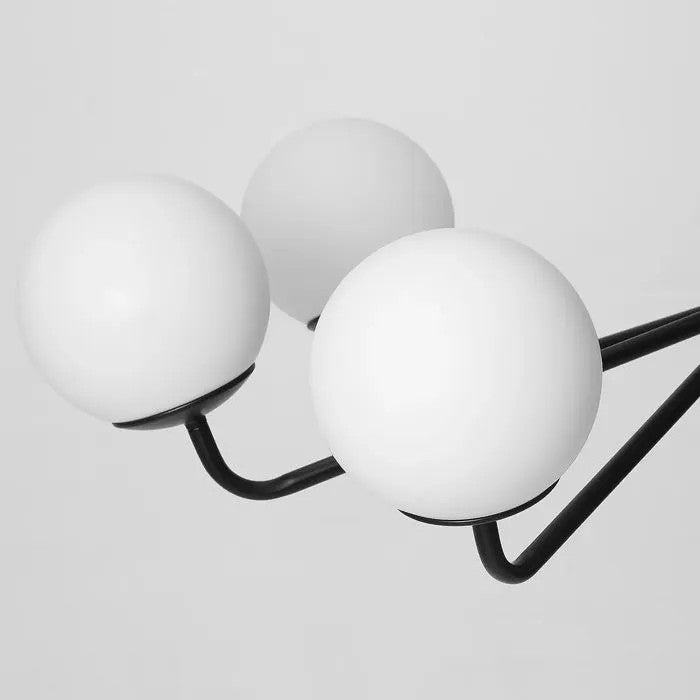 LAMPA WISZĄCA SUFITOWA CZARNA APP1578-5C 8