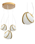 Lampa Wisząca APP1090-3CP Złota 8