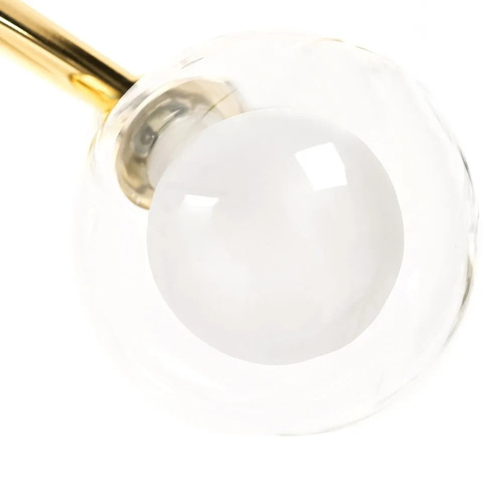 Lampa Wisząca Szklane Kule APP639-4CP Złota 8