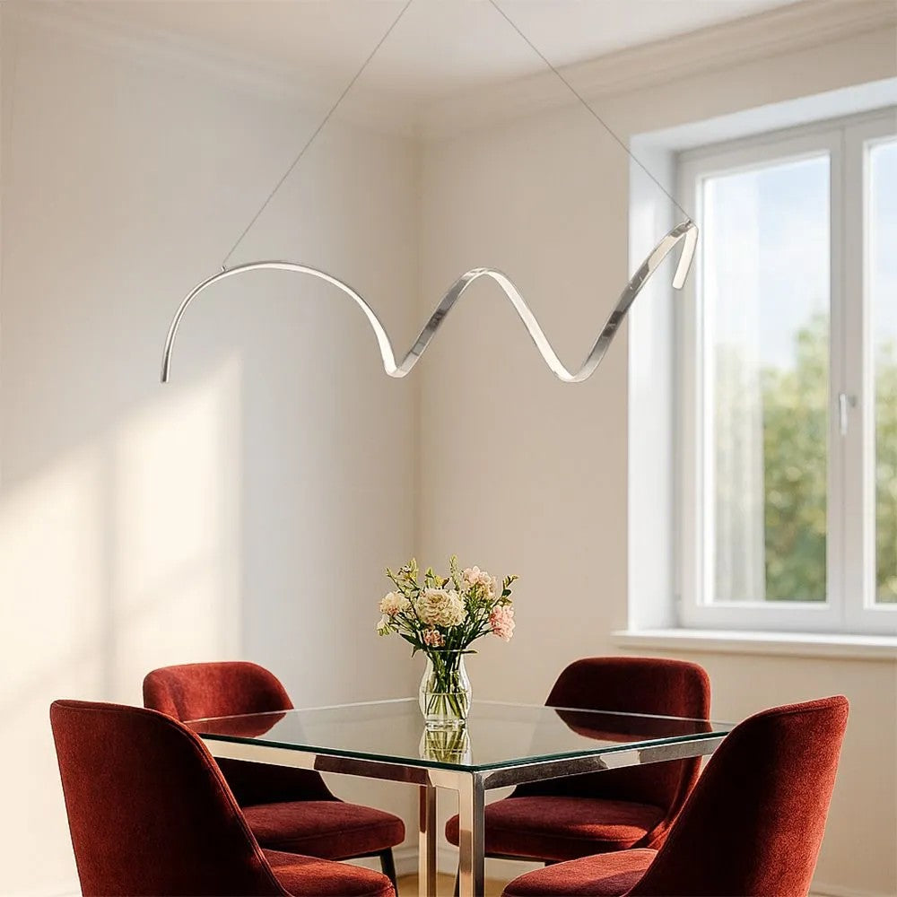 LAMPA SUFITOWA WISZĄCA LED LHJ025-CP CHROME 8