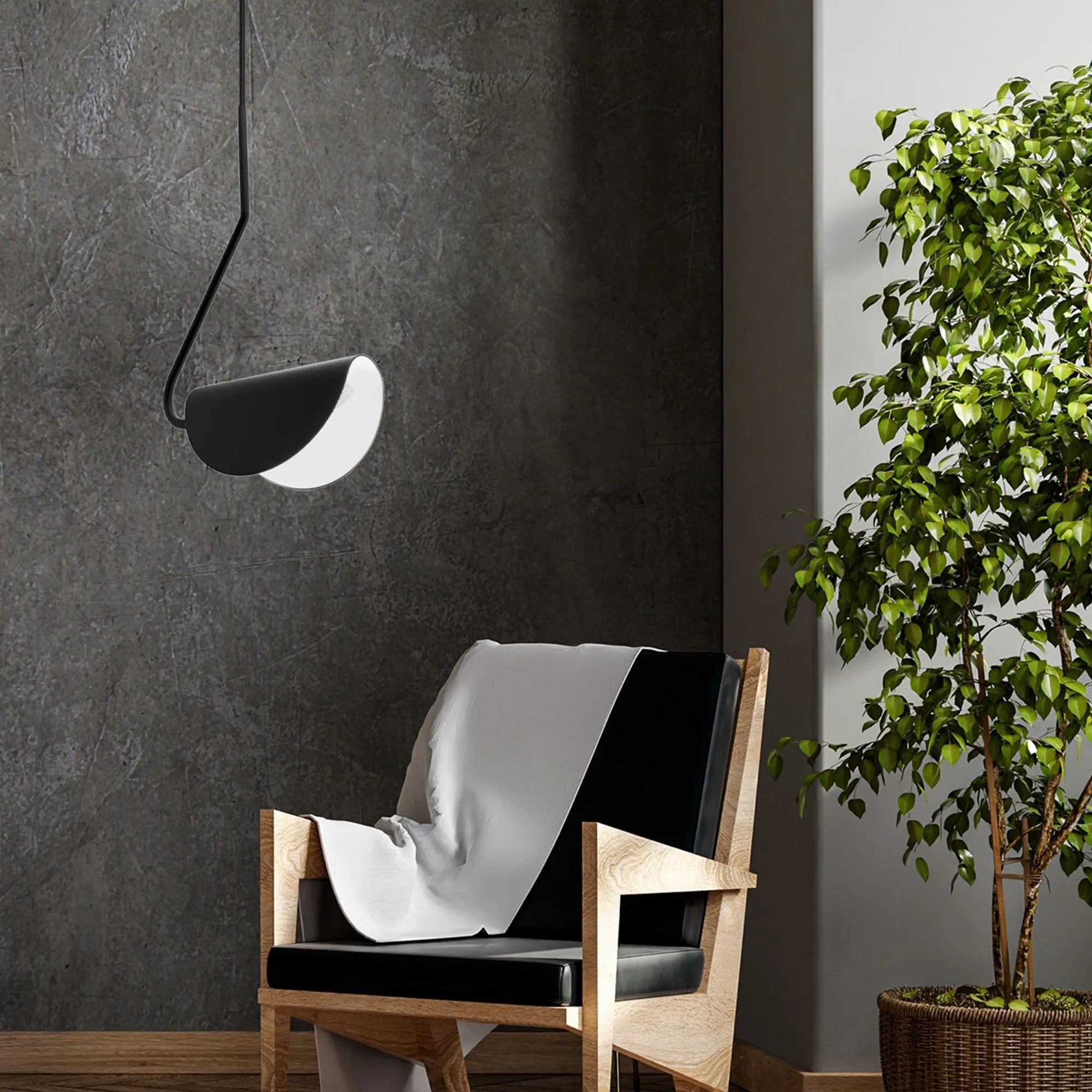 LAMPA SUFITOWA WISZĄCA APP1263-1CP BLACK 8