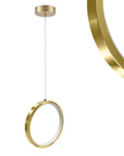LAMPA WISZĄCA LED G112-CP Złota 8