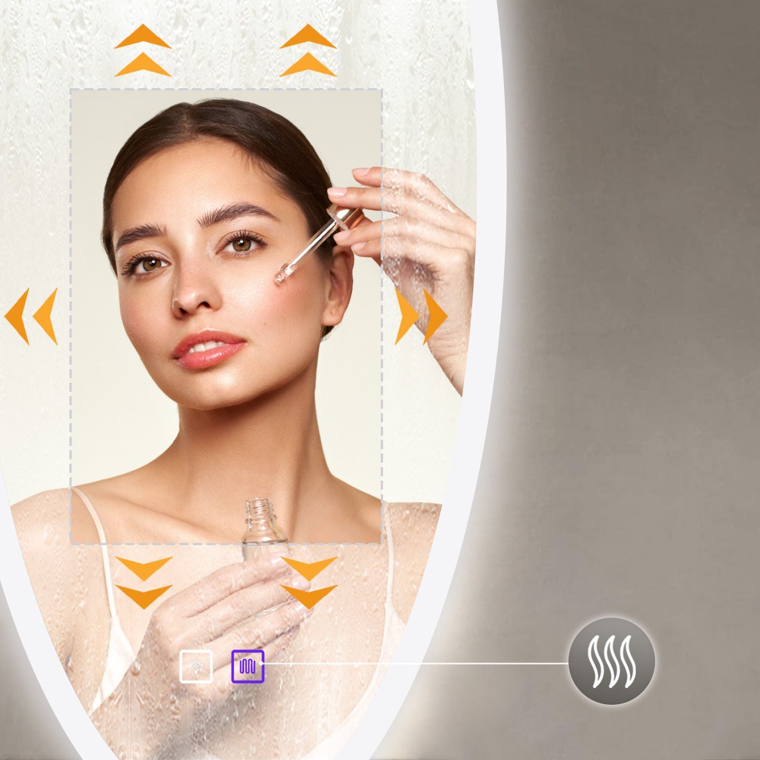 Lustro Ścienne Led 50x120cm Wwa 6