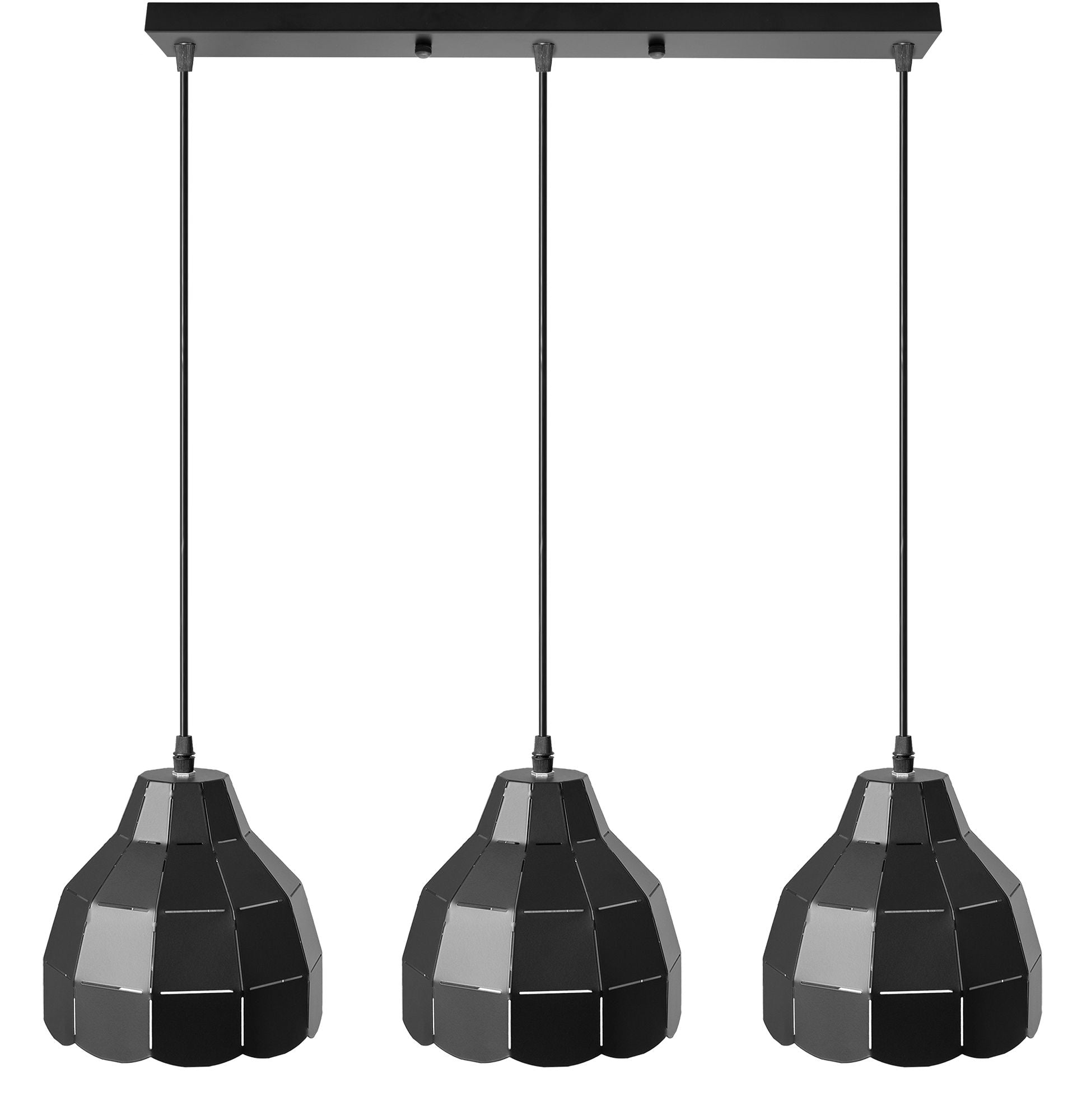 Lampa Sufitowa Wisząca Potrójna Metalowa APP245-3CP