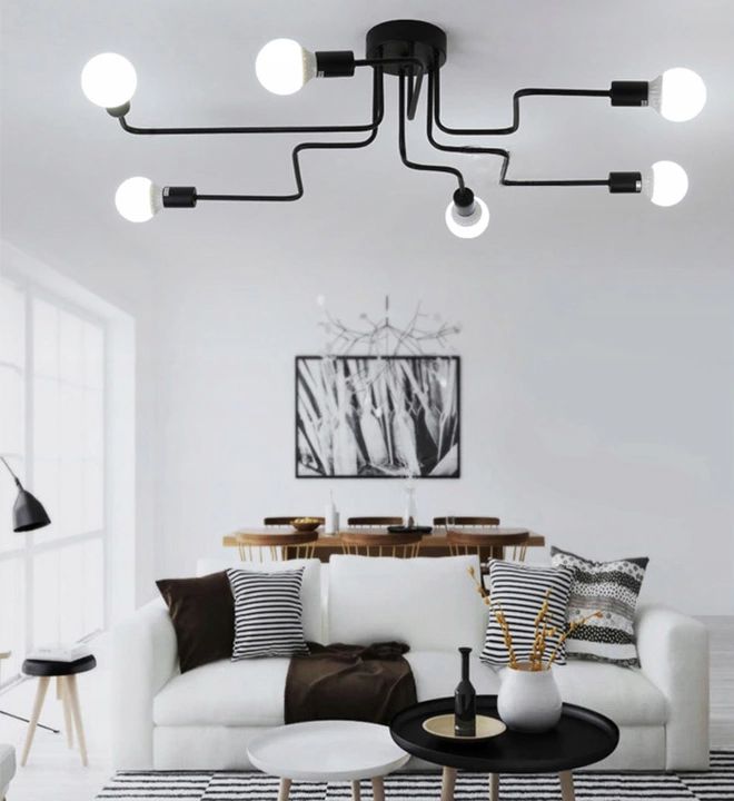 Lampa sufitowa/ścienna pająk Agaro 6