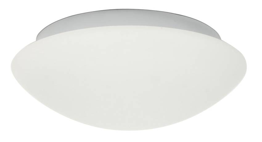 Plafon biały szklany do łazienki E27 60W 28cm Nina Candellux 13-74235