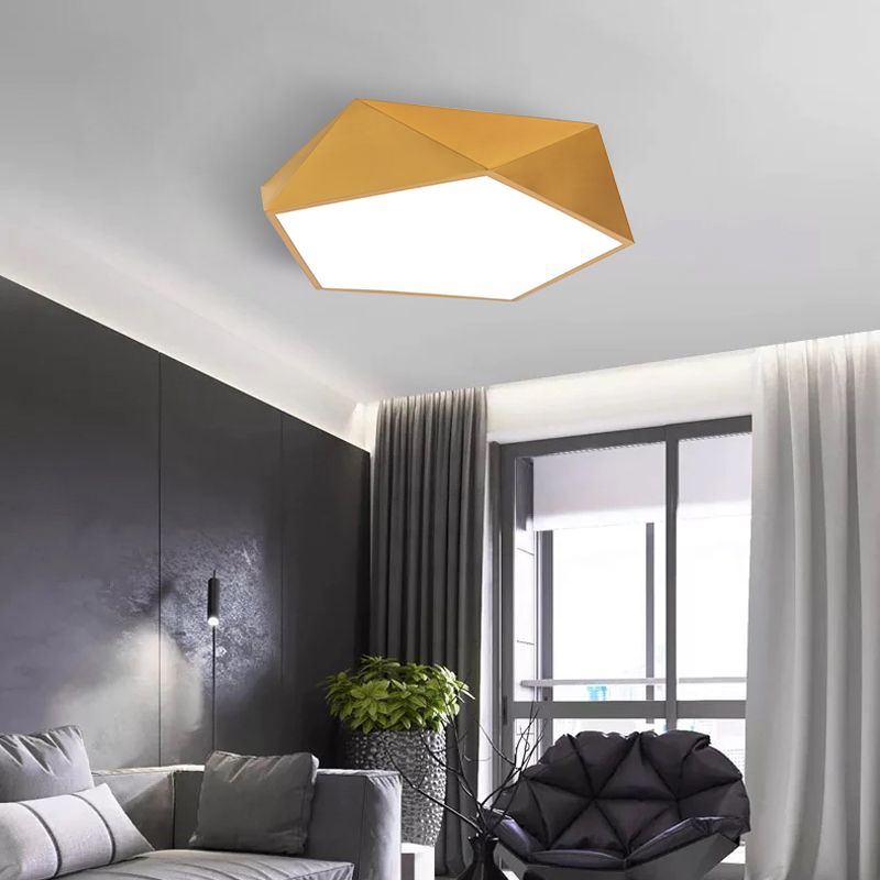 Lampa Plafon Diamond APP877-C 50 cm Złota