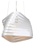 Lampa sufitowa 1X60W E27 wisząca biała BIZO 31-21581
