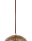 Lampa sufitowa wisząca Candellux Sfinks 31-43276  kula   E27 ażurowy jasno brązowy