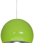 Lampa sufitowa wisząca 1X60W E27 zielony /srebrny PICTOR 31-24930