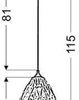 Lampa sufitowa wisząca candellux gran 31-51455 e27 złoty