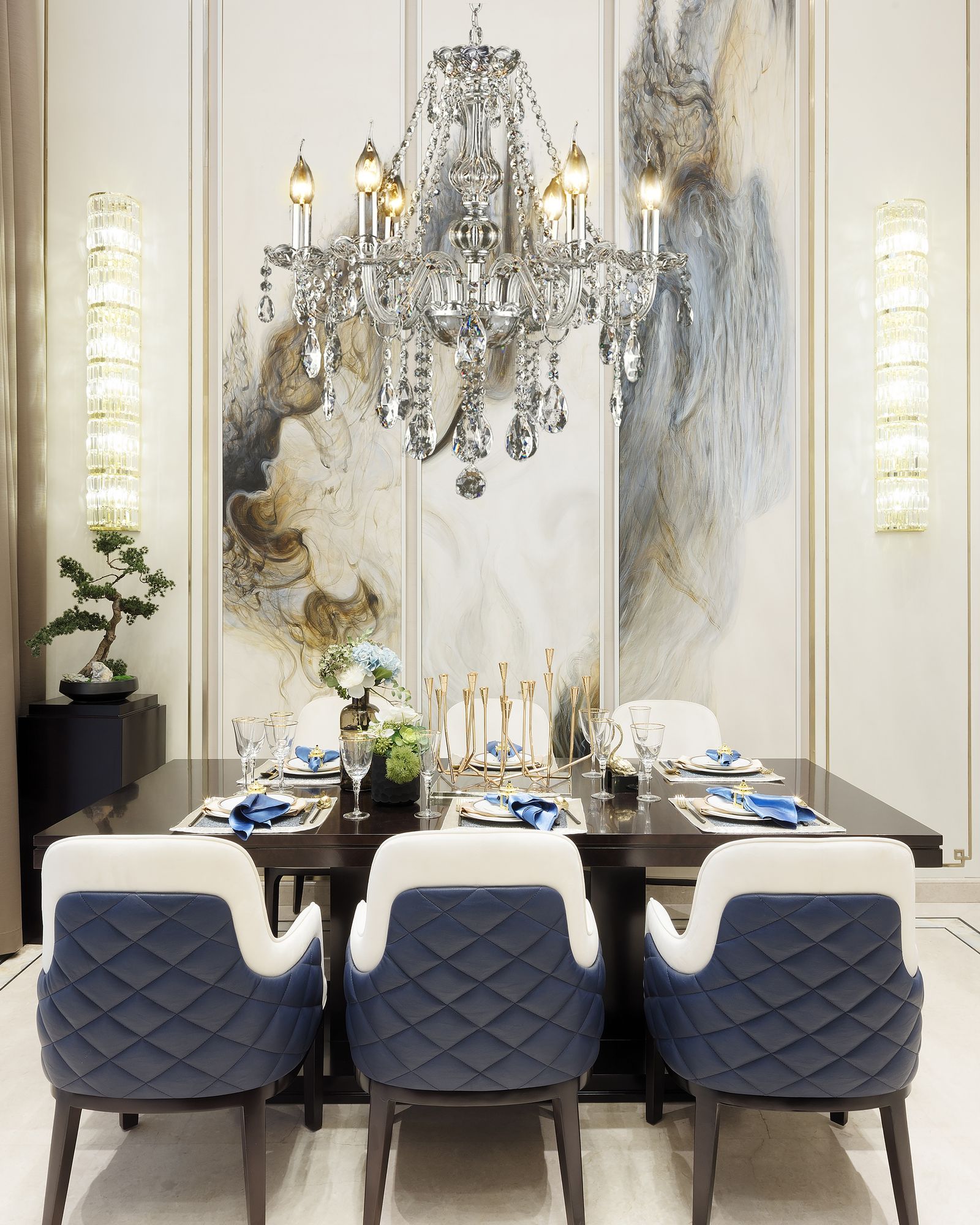 Lampa Kryształowa Żyrandol 392183