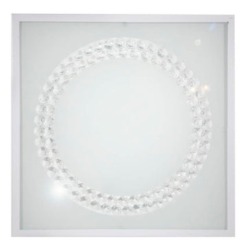 Lampa Sufitowa Candellux Lux 10-60648 Plafon 16W Led 6500K Biały Duży Ring