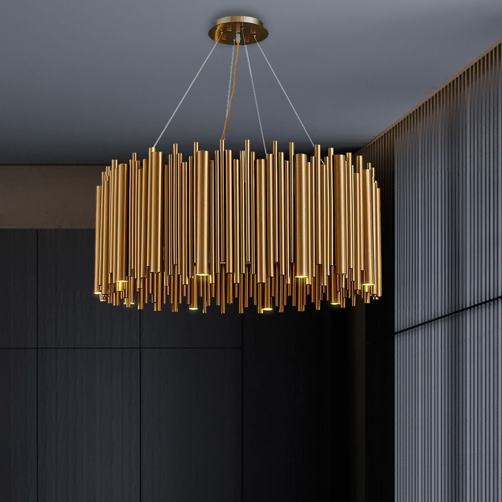 Lampa Sufitowa Złota APP1560-12CP 4