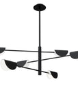 LAMPA SUFITOWA WISZĄCA APP1261-6CP BLACK