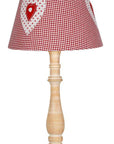 Lampka stołowa różowa z serduszkiem Sweet 41-64196