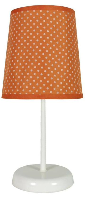 Lampka stołowa nocna pomarańczowa w kropki Gala 41-98286