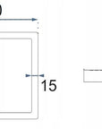 PANEL LED NATYNKOWY SB 18W CZARNY - rezygnacja