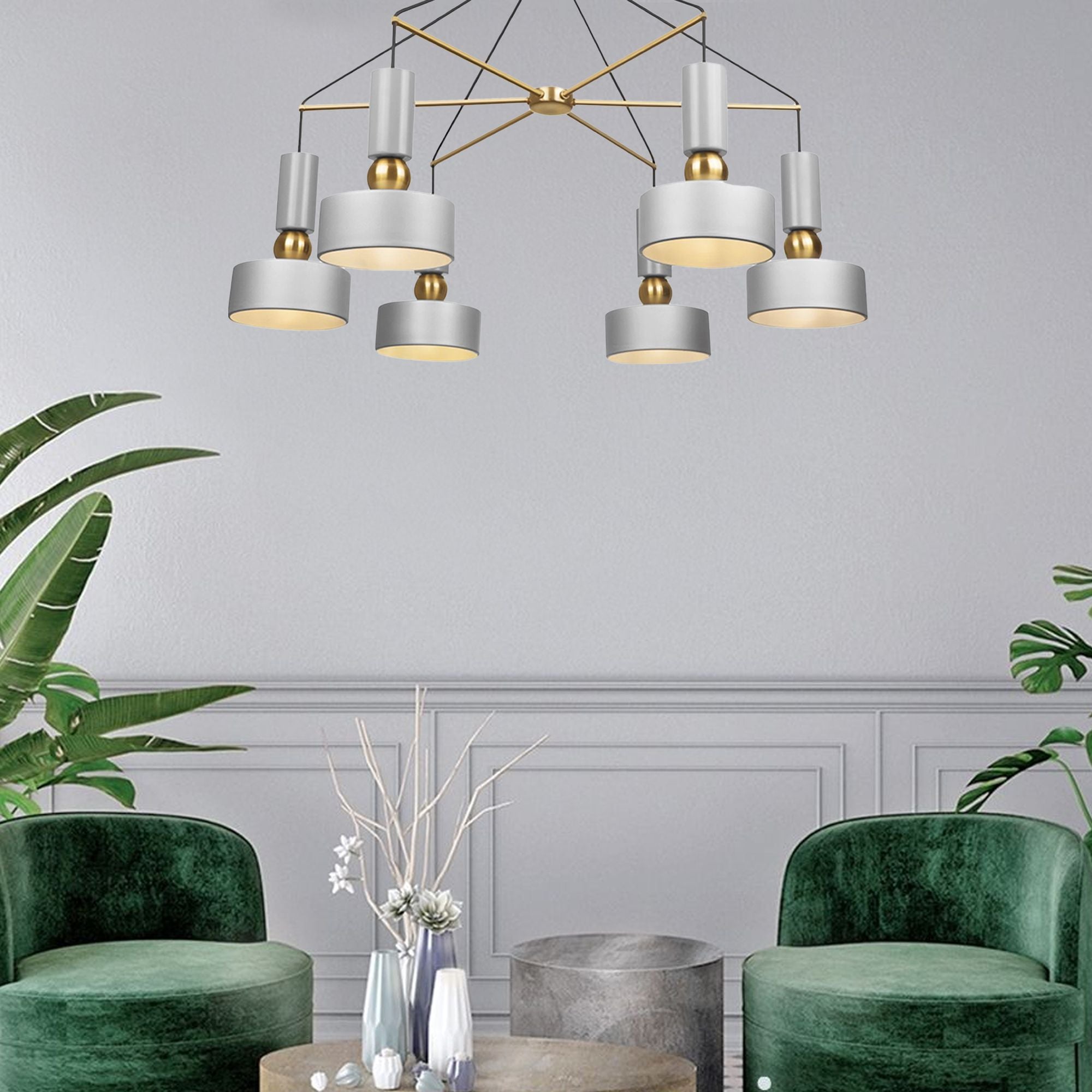 Lampa Sufitowa Wisząca Metalowa App661 5