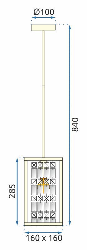 Lampa kryształowa APP1111-1CP