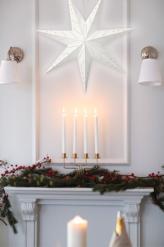 Papierowa gwiazda podświetlana LED SY-004 60cm