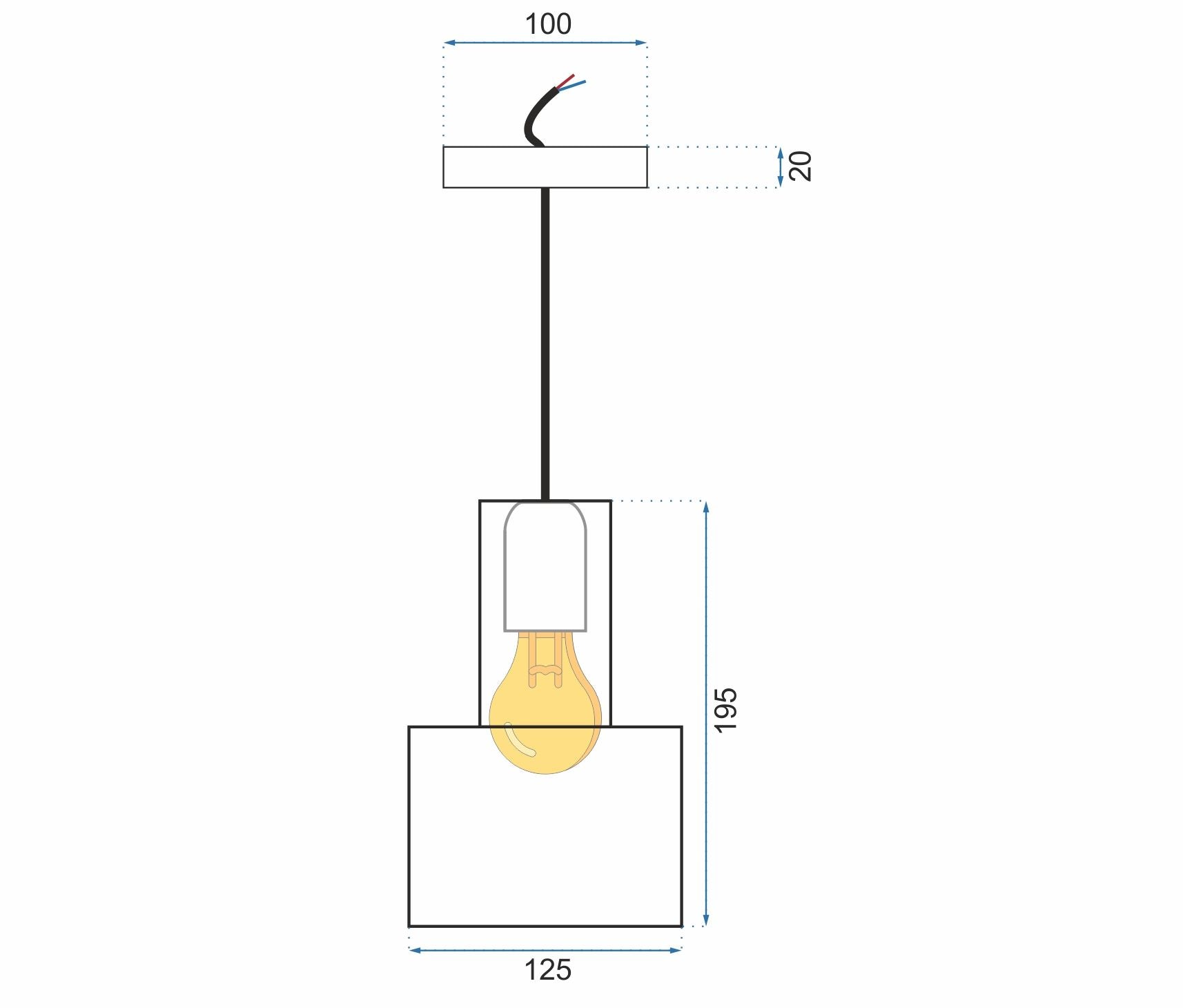Lampa Sufitowa Wisząca APP283-1CP Różowe Złoto