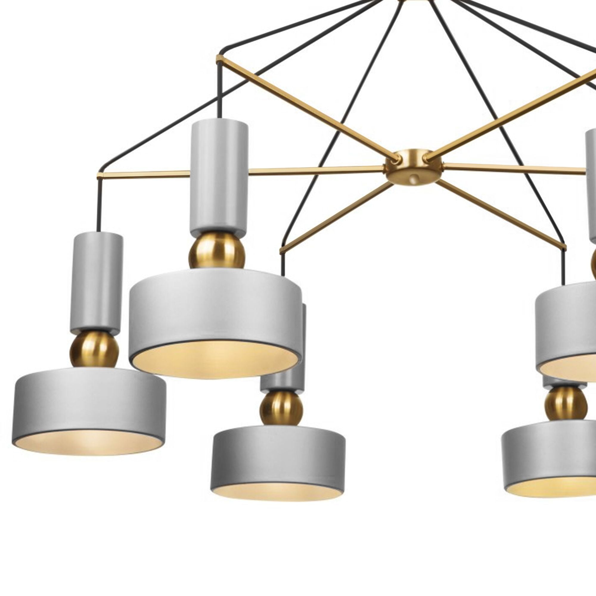 Lampa Sufitowa Wisząca Metalowa App661 2