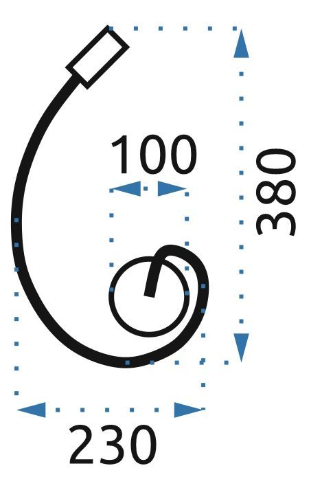 Lampa Ścienna Kinkiet Loft APP743-1W