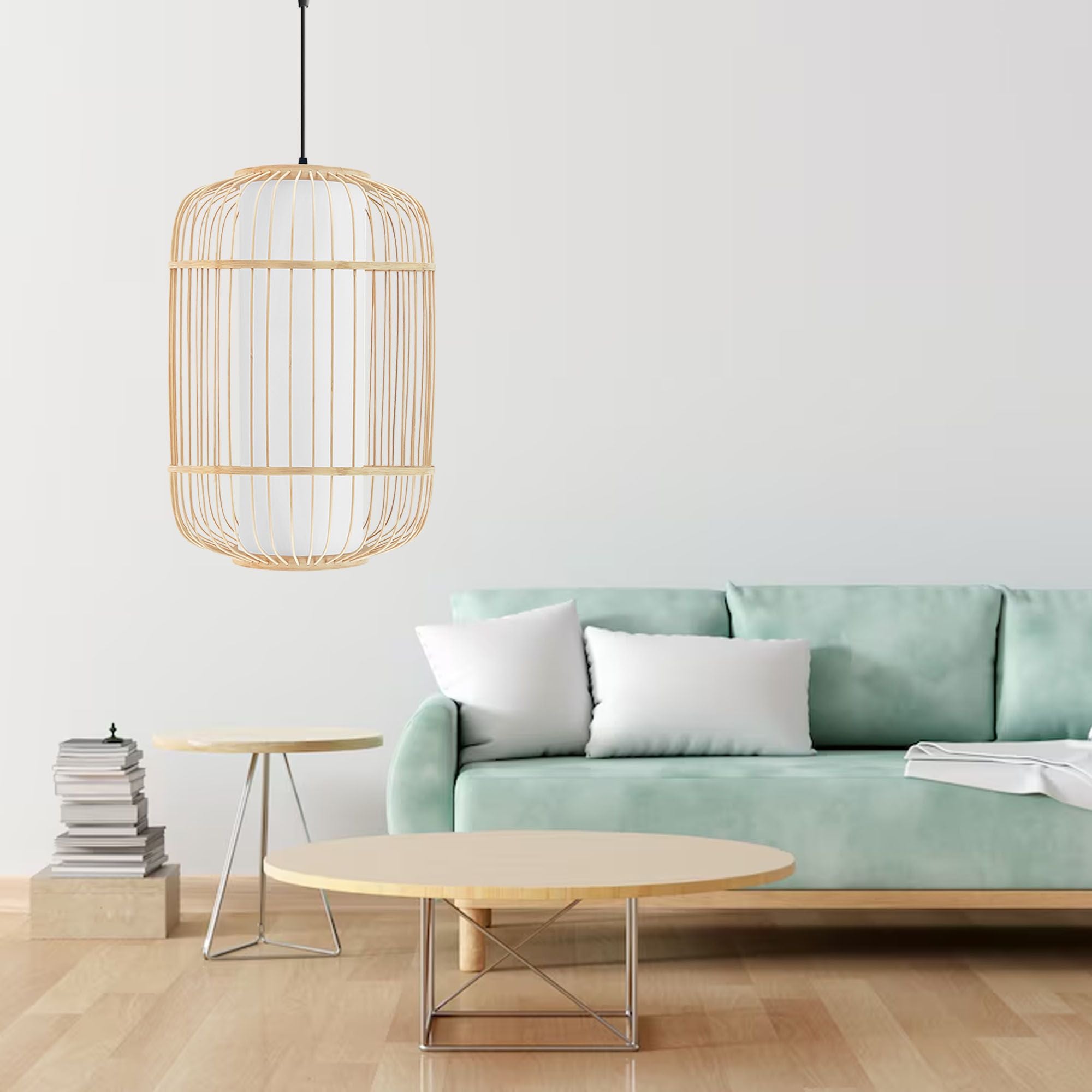 Lampa Wisząca Bambusowa APP1626-1CP 6