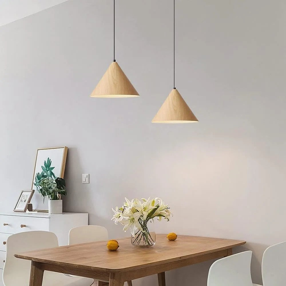 LAMPA SUFITOWA WISZĄCA APP1442-1CP WOOD 9