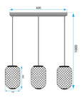 Lampa Wisząca Boho APP1425-3CP 9