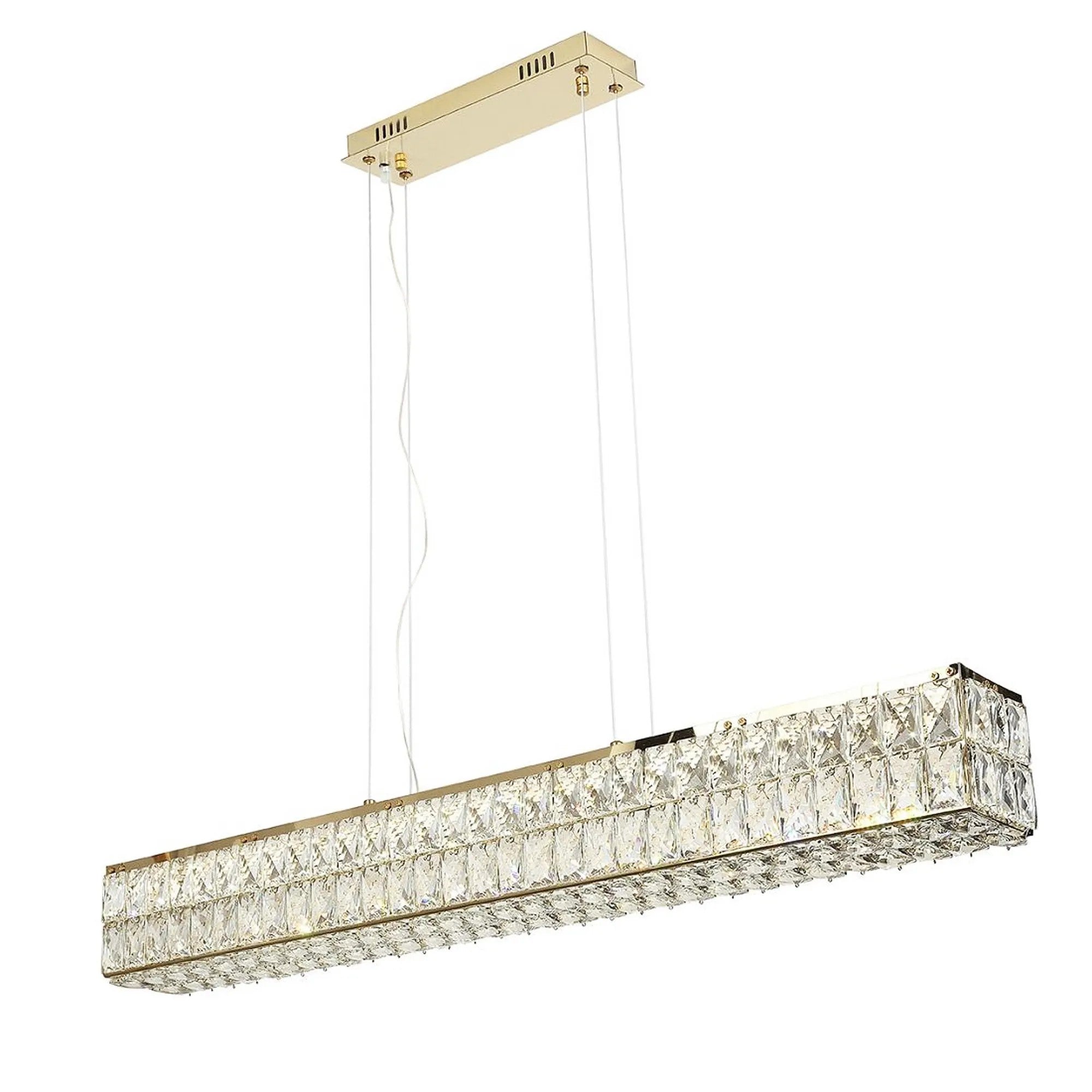 LAMPA SUFITOWA WISZĄCA LED APP1566-CP Gold 9