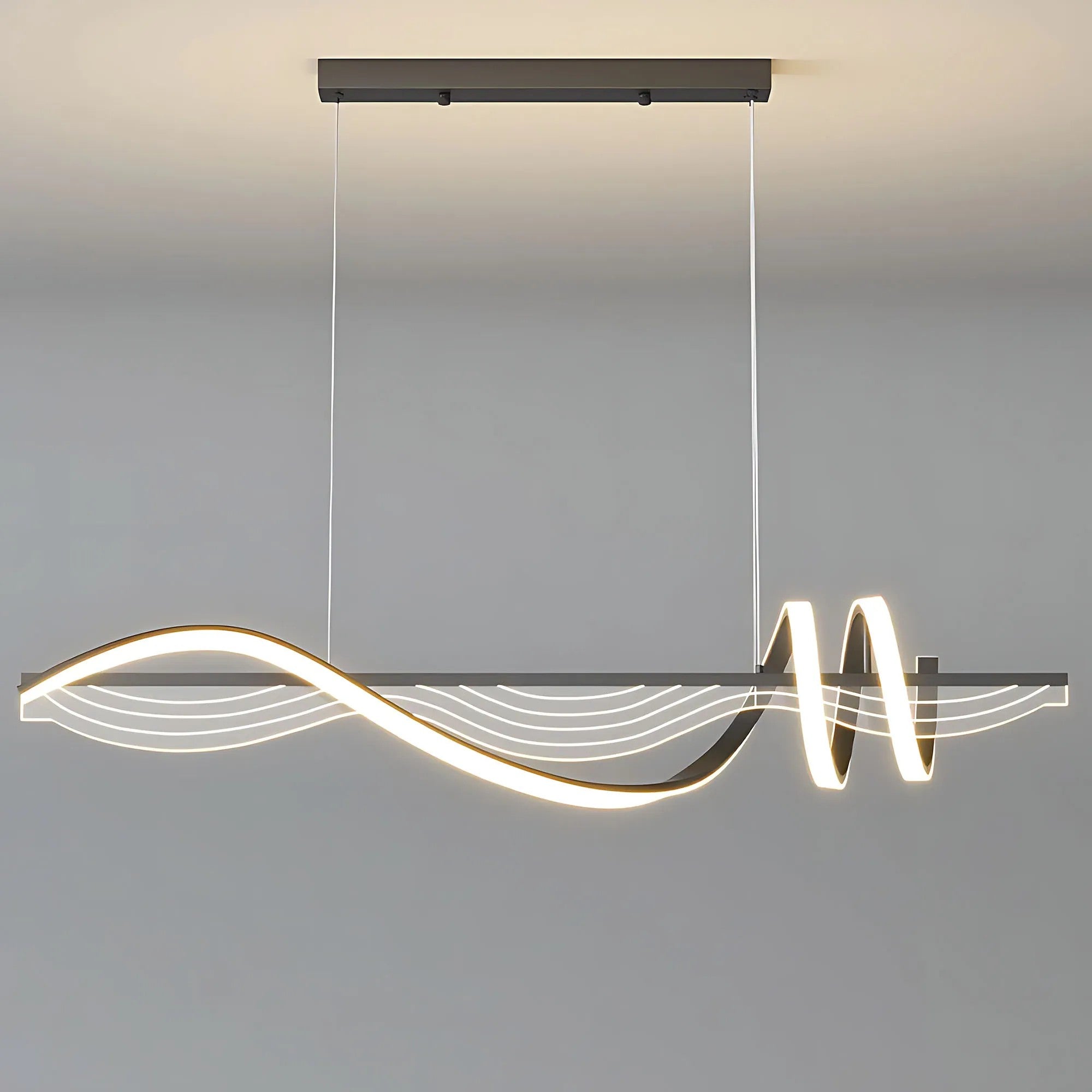 Lampa WISZĄCA LED LHJ041-CP 100 Cm CZARNA 9