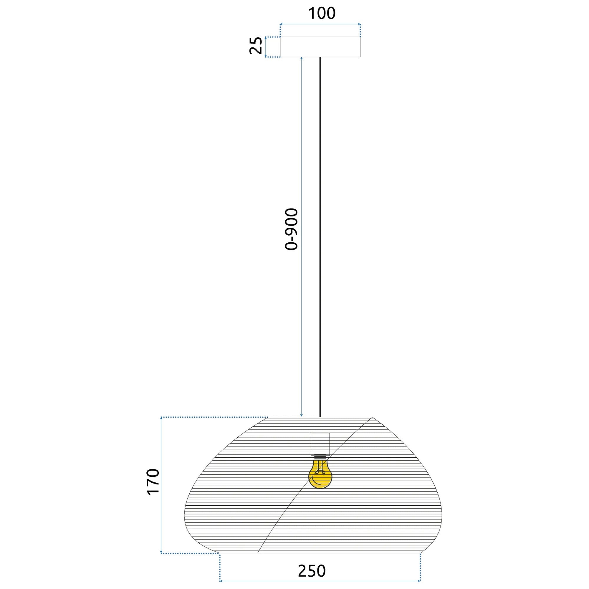 Lampa Wisząca Boho APP1316-1CP 9