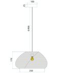 Lampa Wisząca Boho APP1316-1CP 9