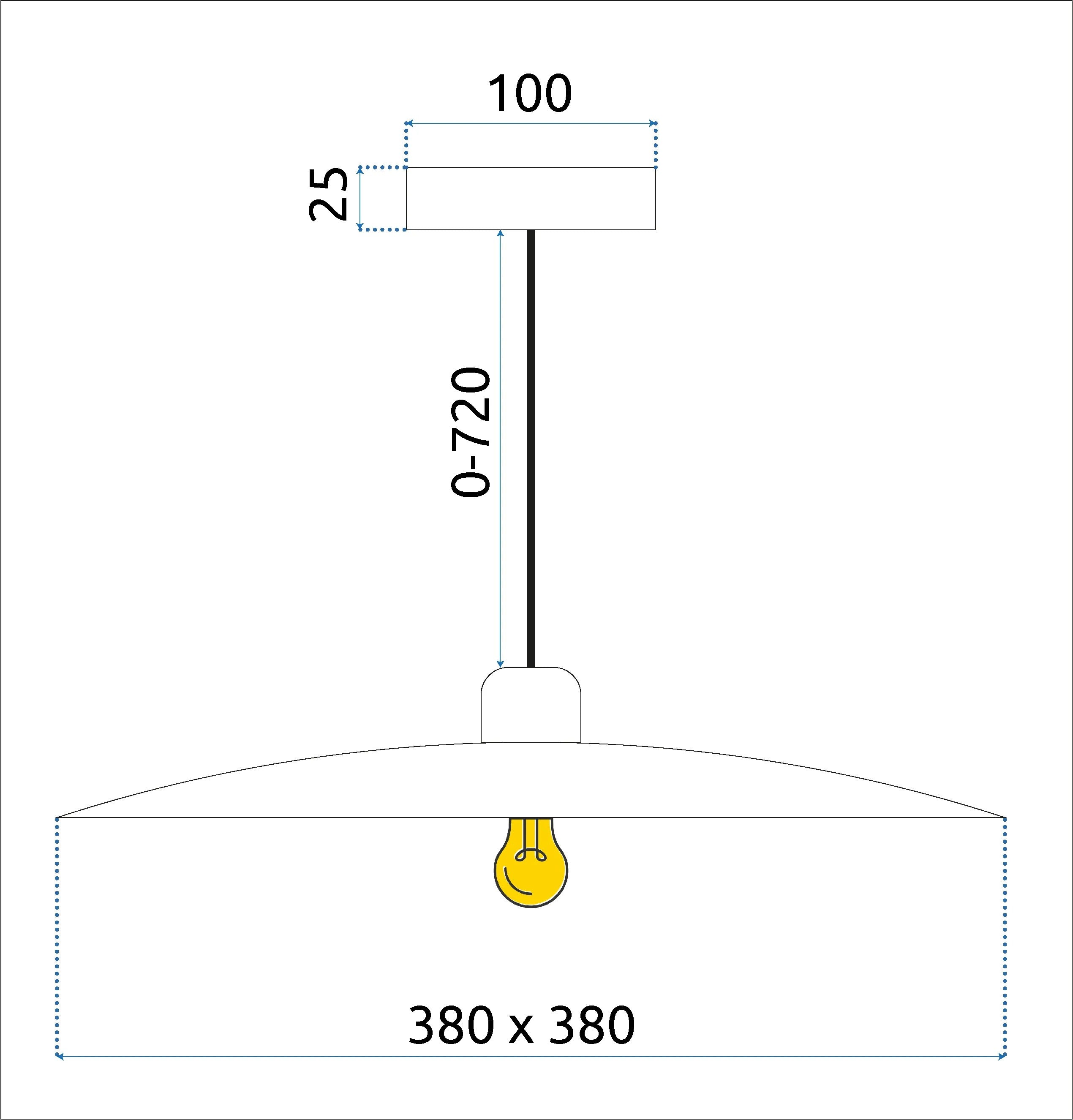 Lampa Wisząca APP1289-1CP Black 9