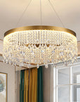LAMPA SUFITOWA WISZĄCA LED APP1731-1CP Złota 60cm 9