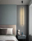 LAMPA SUFITOWA WISZĄCA LED APP1413-C BLACK 100cm 9