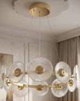 LAMPA SUFITOWA WISZĄCA SWE071-CP 60cm ZŁOTA 9