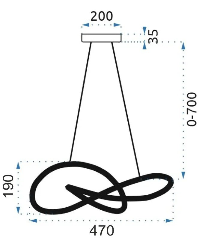 Lampa Sufitowa Nowoczesna LED + PILOT APP818-CP Złota 9