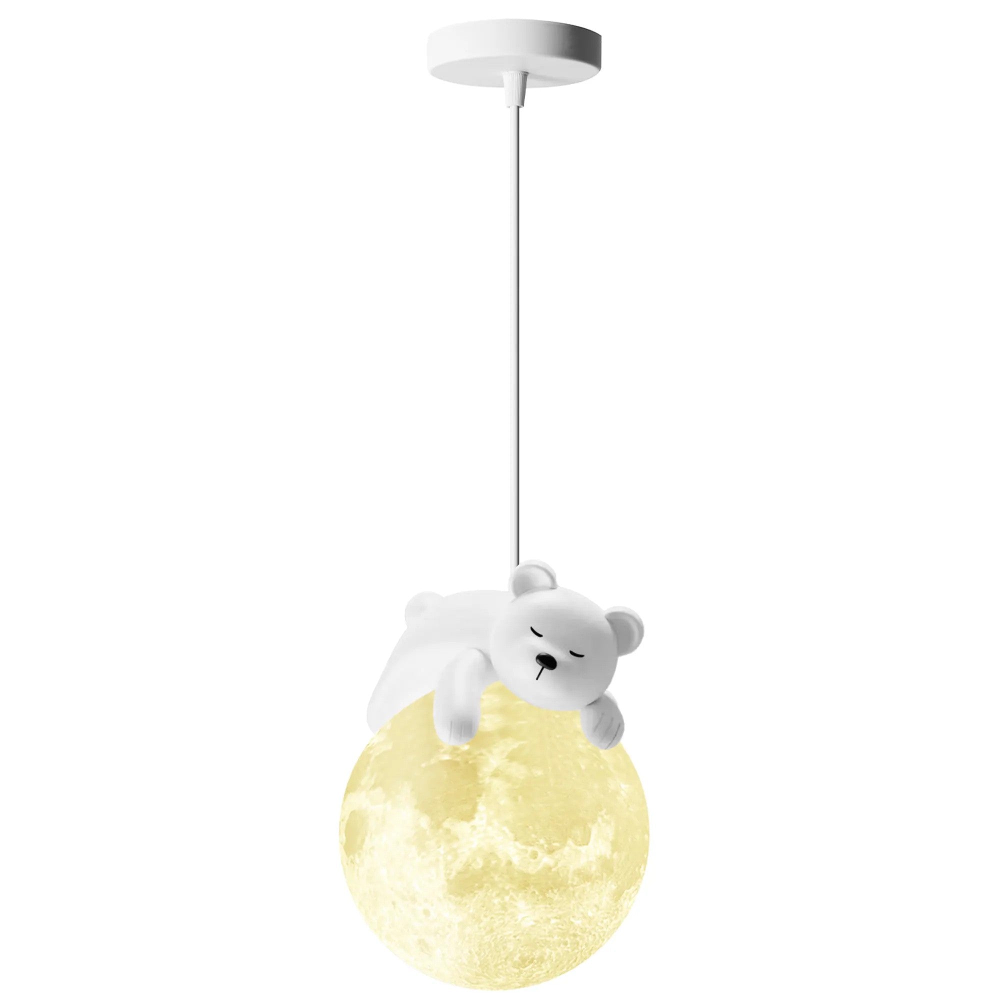LAMPA SUFITOWA WISZĄCA WHITE BEAR APP1597-1CP 9