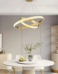 LAMPA SUFITOWA WISZĄCA LED APP1772-CP Złoto Szczotkowane 9