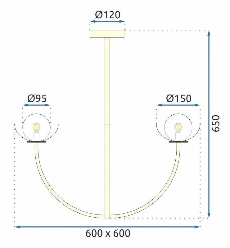 Lampa Wisząca APP1200-CP 9
