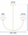 Lampa Wisząca APP1200-CP 9