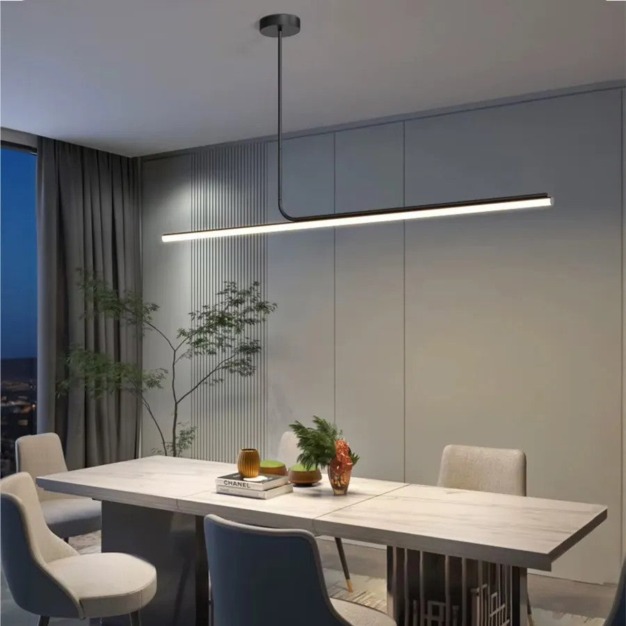 LAMPA SUFITOWA WISZĄCA LED APP1659-CP Black 120cm 9