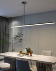 LAMPA SUFITOWA WISZĄCA LED APP1659-CP Black 120cm 9