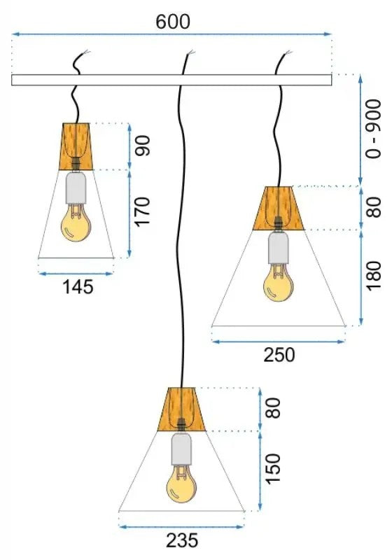 Lampa Sufitowa SCANDI SET CP Biała 9