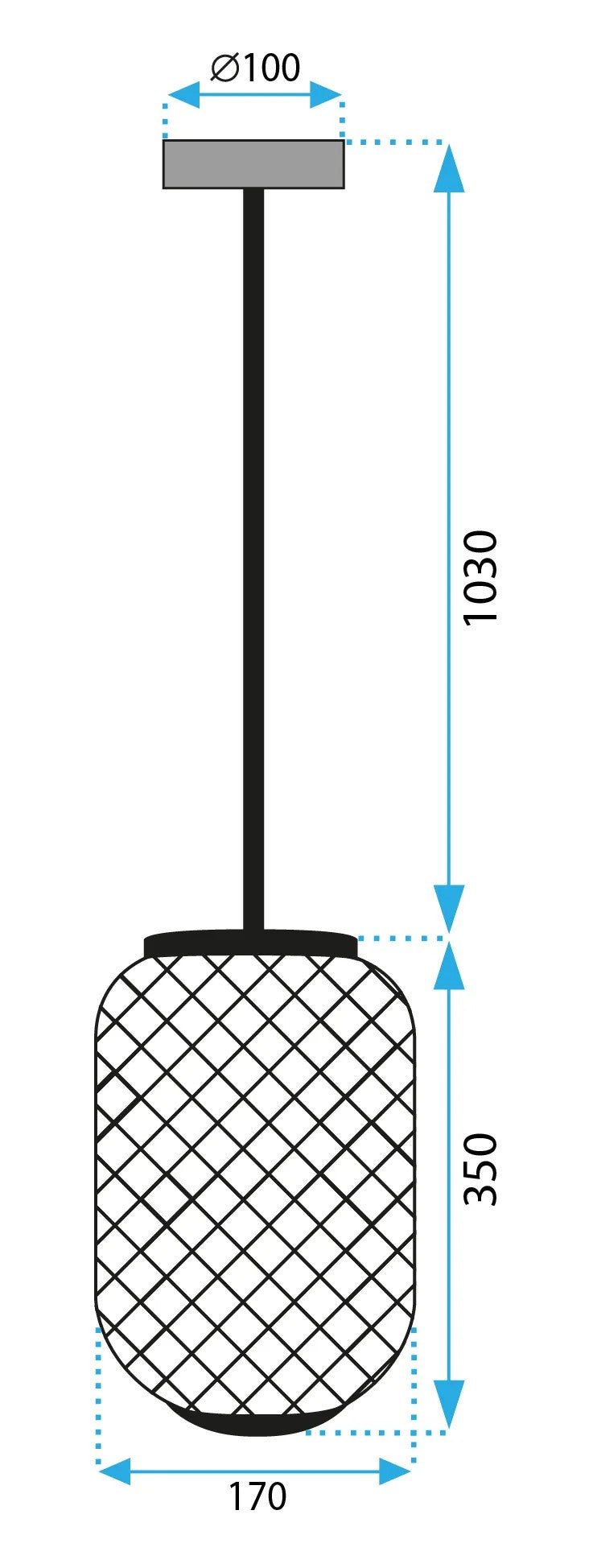 Lampa Wisząca Boho APP1424-1CP 9